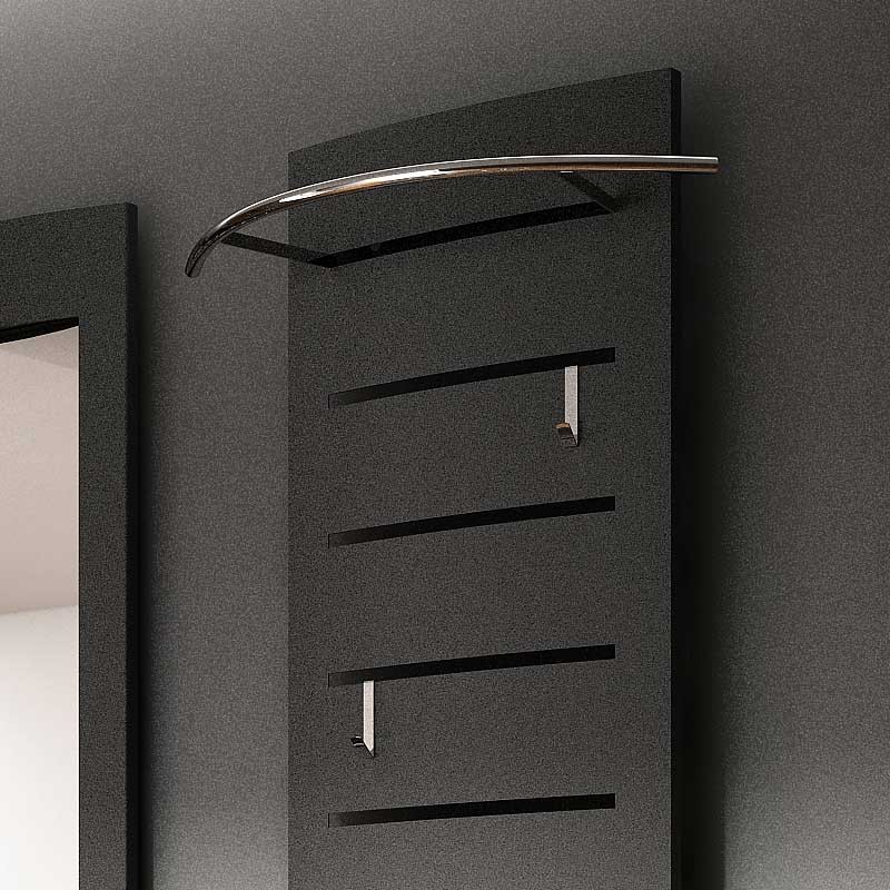 Wieszak średni metalowy Home 2 grafit