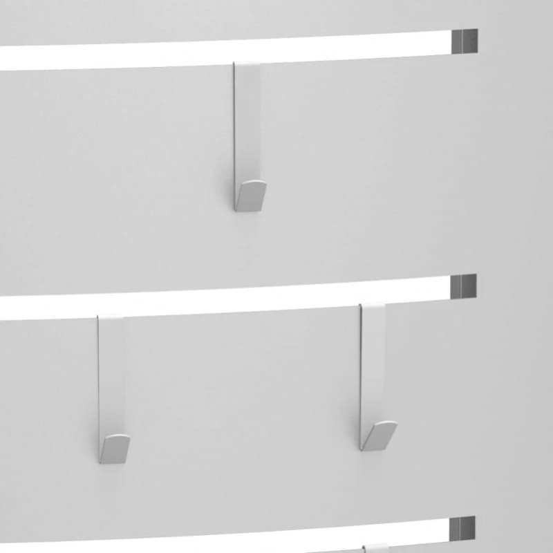 Wieszak dugi metalowy Home 3 - szary