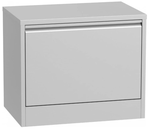 Szafka komoda na buty metalowa Home - szara