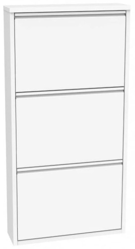Szafka na buty metalowa Home 3 biała