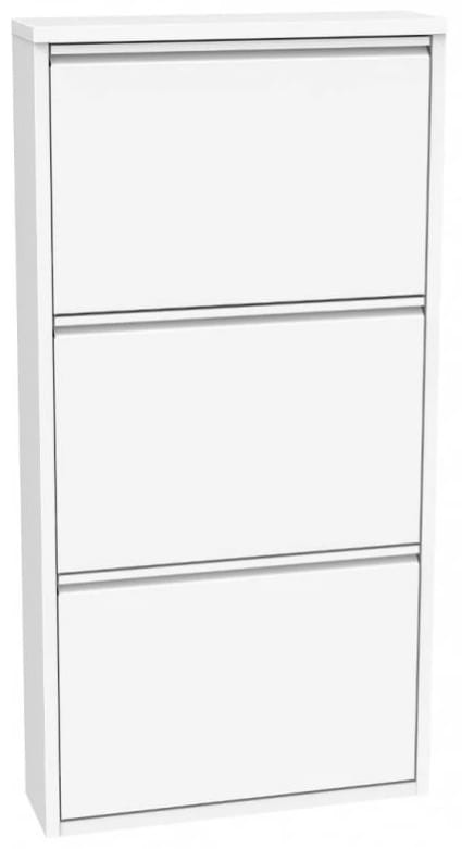 Szafka na buty metalowa Home 3 biała