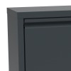 Szafka na buty metalowa Home 4 grafit zoom