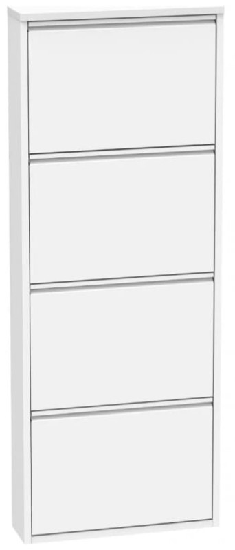 Szafka na buty metalowa Home 4 biała