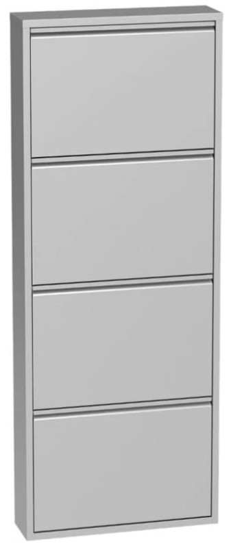 Szafka na buty metalowa Home 4 szara
