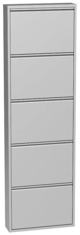 Szafka na buty metalowa Home 5 szara