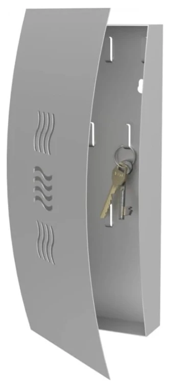 Szafka metalowa na klucze Home pionowa szara