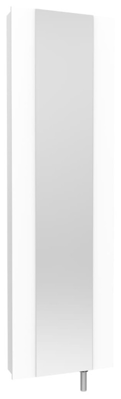 Szafa obrotowa garderoba metalowa z lustrem Home biała front