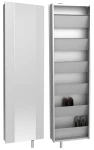 Szafa obrotowa na buty metalowa z lustrem Home