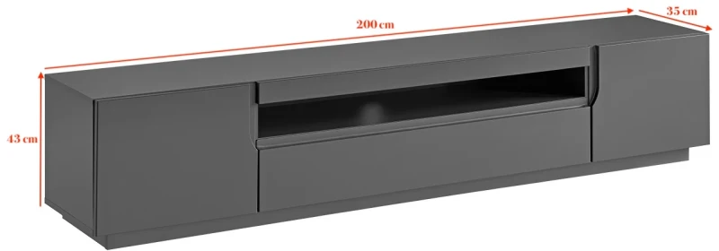 ESTON B RTV grafit mat&grafit mat WYMIARY