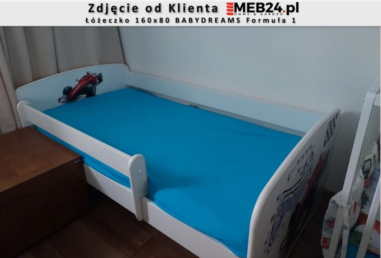 Łóżeczko dla chłopca 160x80  zdjęcie od klienta