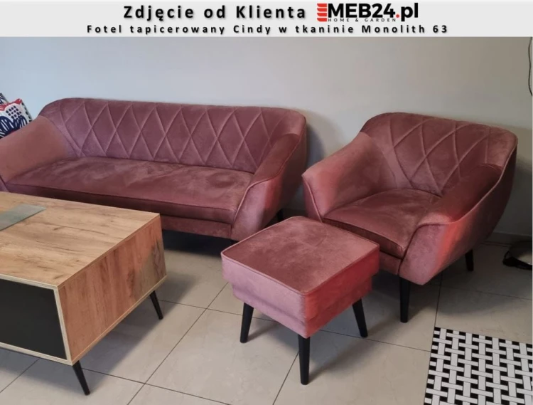Fotel tapicerowany Cindy - zdjęcie od klienta