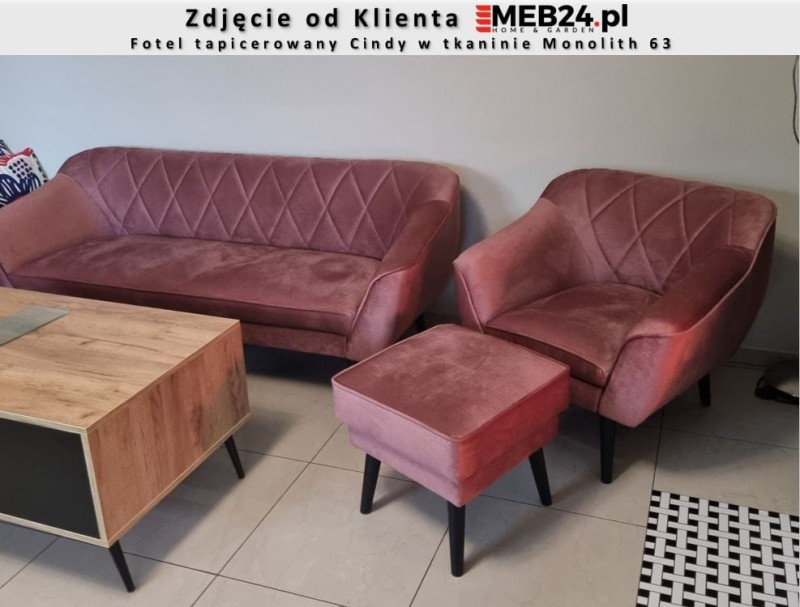 Fotel tapicerowany Cindy - zdjęcie od klienta