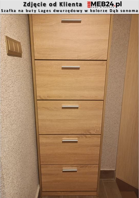 Szafka na buty do przedpokoju Lages dwurzędowy - zdjęcie od klienta