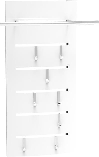 Wieszak krótki metalowy Home Flash 1 biały