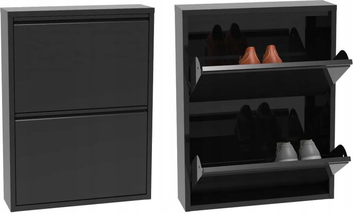 Szafka na buty metalowa Home Flash 2 czarna