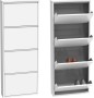 Szafka na buty metalowa Home Flash 4 biała