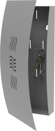 Szafka metalowa na klucze Home Flash pionowa szara