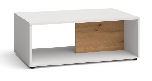 Stolik MILA biały / dąb artisan