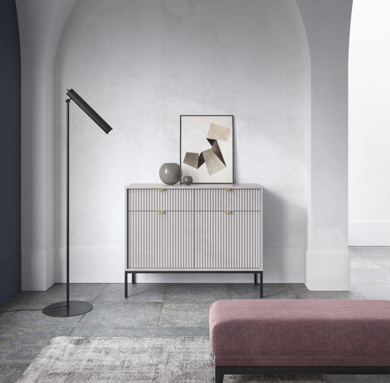 Komoda Nova 104 cm szara