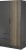 Szafa Nelly 105 cm grafit bez lustra