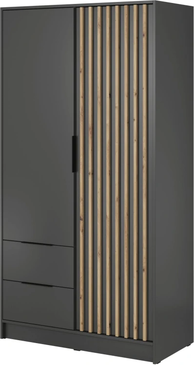 Szafa Nelly 105 cm grafit bez lustra