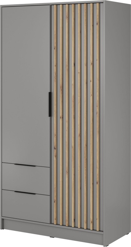 Szafa Nelly 105 cm szary bez lustra