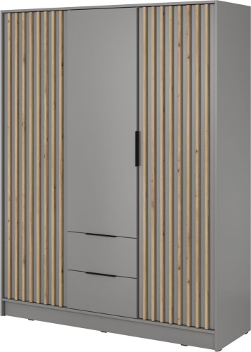 Szafa Nelly 155 cm szary bez lustra