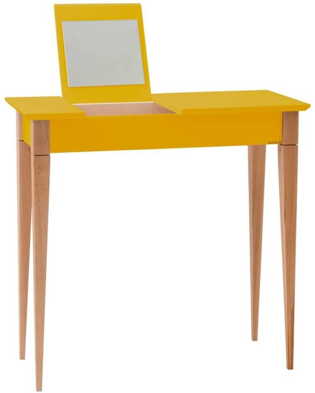 Toaletka MIMO z Lusterkiem 65x35cm Ciemna Cytryna