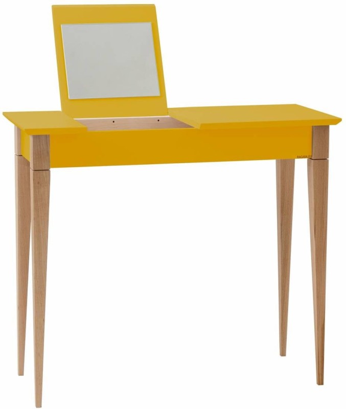 Toaletka MIMO z Lusterkiem 85x35cm Ciemna Cytryna