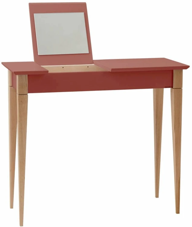 Toaletka MIMO z Lusterkiem 85x35cm Ciemny Koralowy