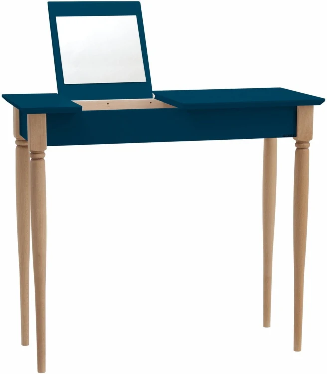 Toaletka MAMO z Lusterkiem 85x35cm Petrol Blue