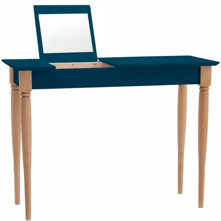 Toaletka MAMO z Lusterkiem 105x35cm Petrol Blue