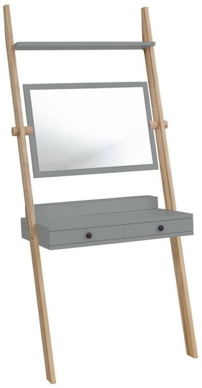 Toaletka drabinowa LENO 79x183cm z lustrem Jesion Ciemnoszara