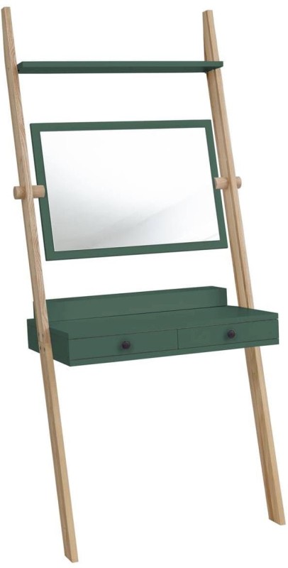 Toaletka drabinowa LENO 79x183cm z lustrem Jesion Zielony Butelkowy