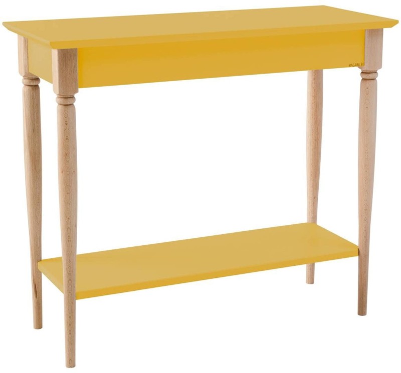 Konsola MAMO z Półką 85x35cm Ciemna Cytryna