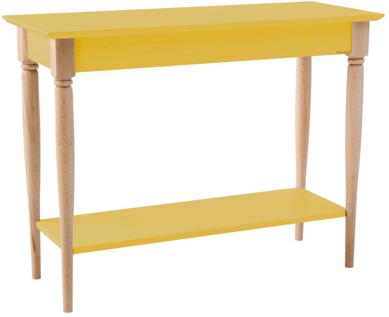 Konsola MAMO z półką 105x35cm Ciemna Cytryna