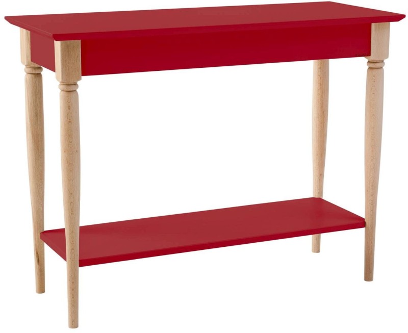 Konsola MAMO z półką 105x35cm Czerwona
