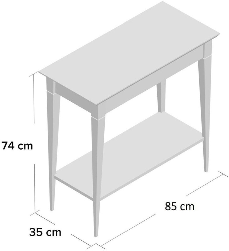 Konsola MAMO 85x35cm wymiary