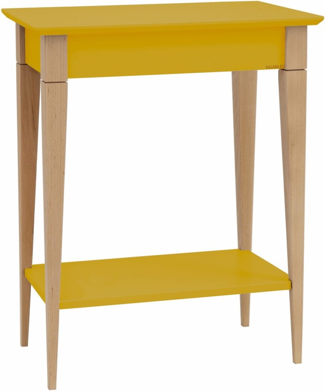 Konsola MIMO z Półką 65x35cm Ciemna Cytryna