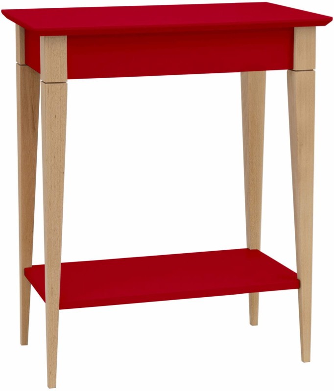 Konsola MIMO z Półką 65x35cm Czerwony