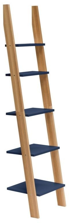 Regal Drabinka ASHME 45x35x180cm Granatowa