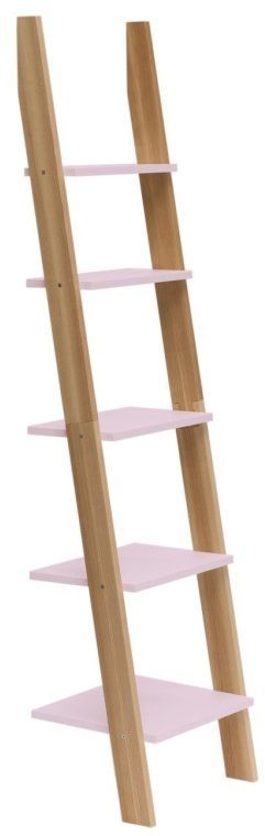 Regal Drabinka ASHME 45x35x180cm Rozowa