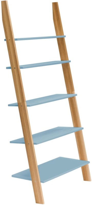 Regal Drabinka ASHME 85x35x180cm Delikatny Niebieski