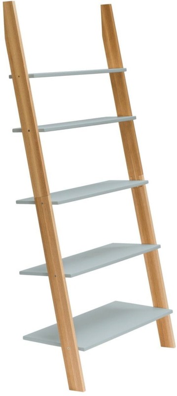 Regal Drabinka ASHME 85x35x180cm Jasnoszara