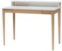 Biurko ASHME Jesionowe 110x56x75cm z szufladą Biale