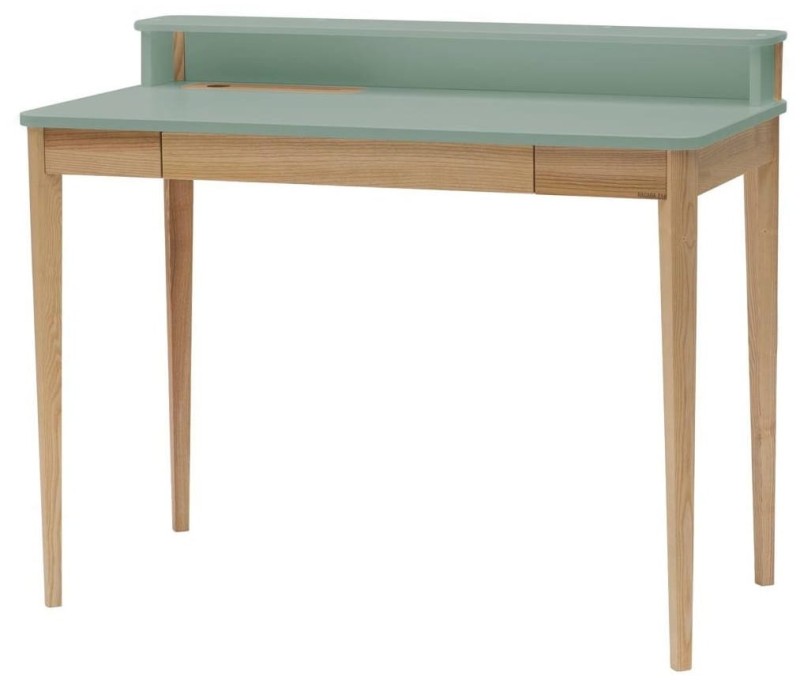 Biurko ASHME Jesionowe 110x56x75cm z szufladą Szalwiowy