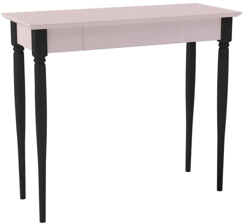 Biurko MAMO z Szufladą Różowe Czarne Nogi
