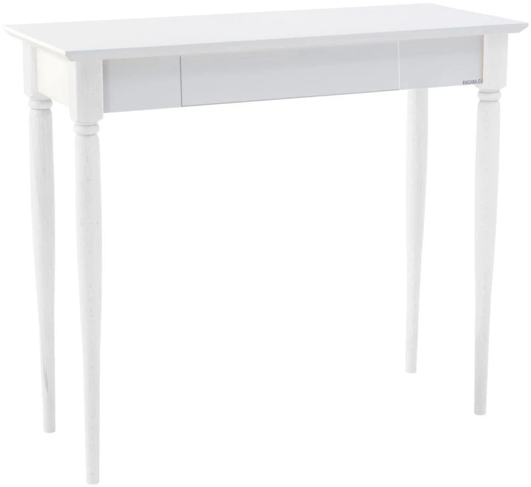 Biurko MAMO z Szuflada 85x40cm Biale Biale Nogi