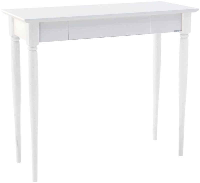 Biurko MAMO z Szuflada 85x40cm Biale Biale Nogi