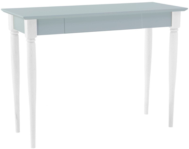 Biurko MAMO z Szufladą 105x40cm Jasnoszare Biale-Nogi